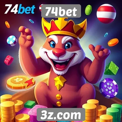 Variedade de jogos disponíveis em 74bet